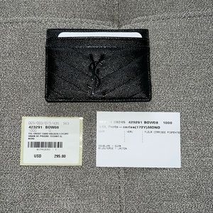 2021 YSL CARD HOLDER